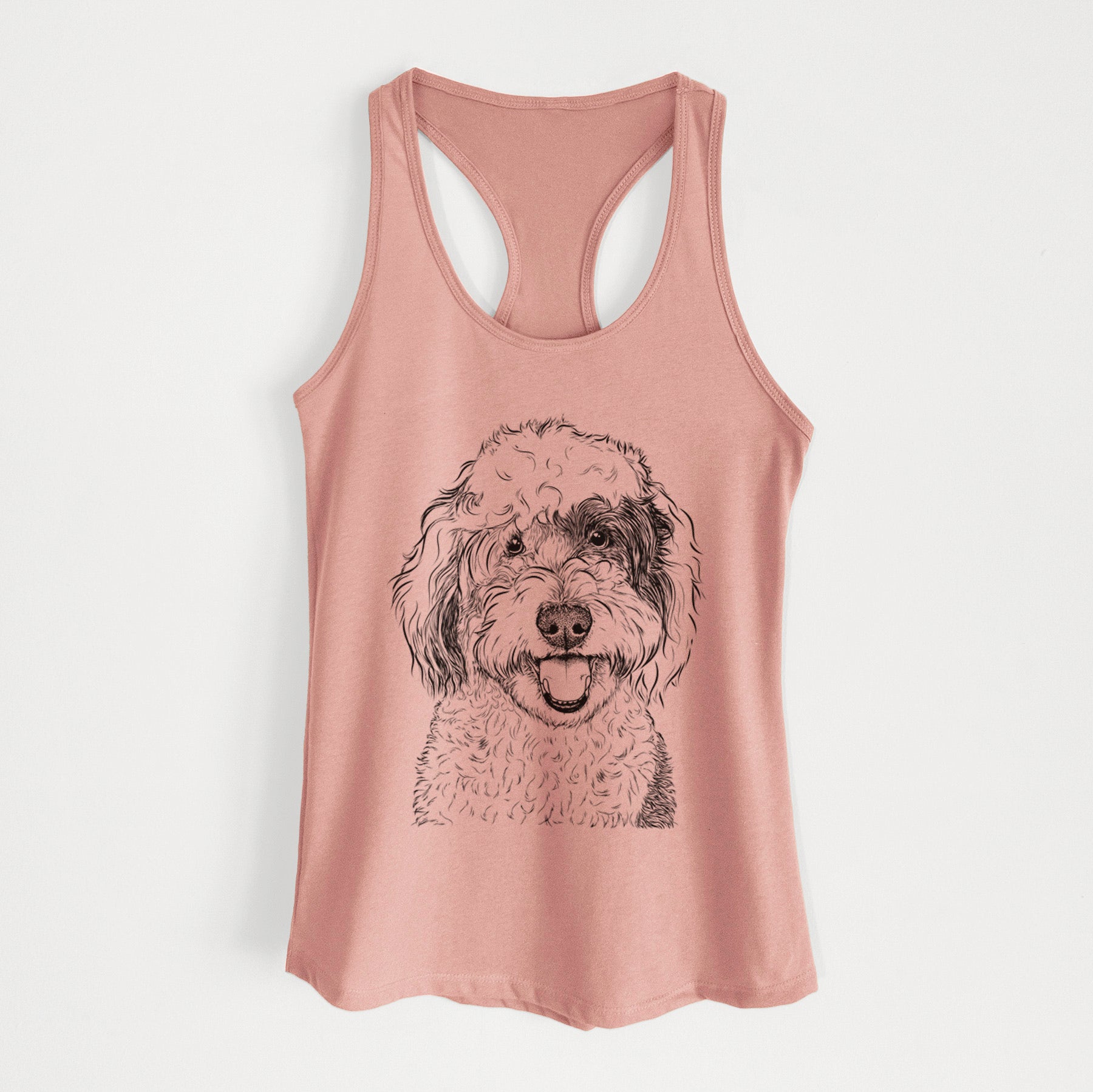 Sherlock the Sheepadoodle - Women's Racerback Tanktop