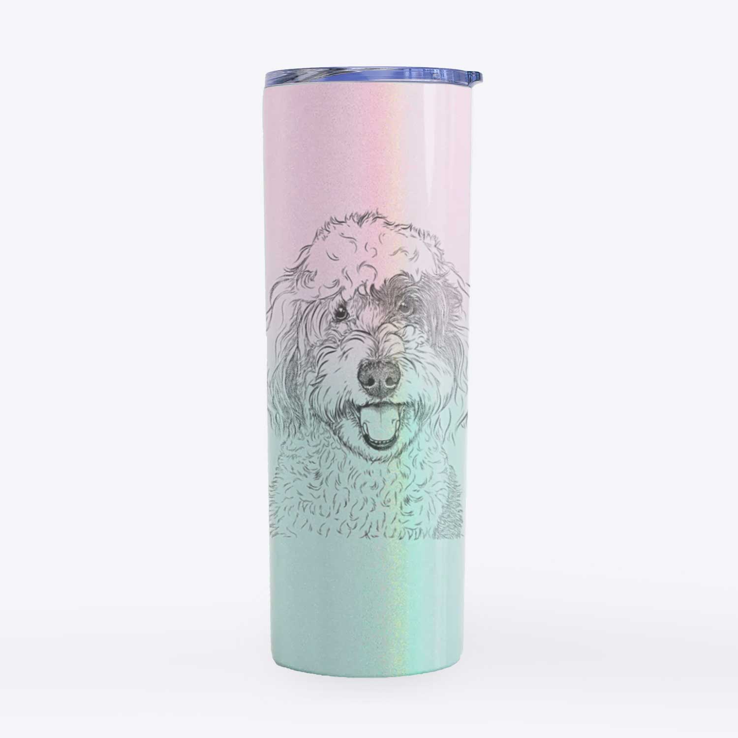 Sherlock the Sheepadoodle - 20oz Skinny Tumbler