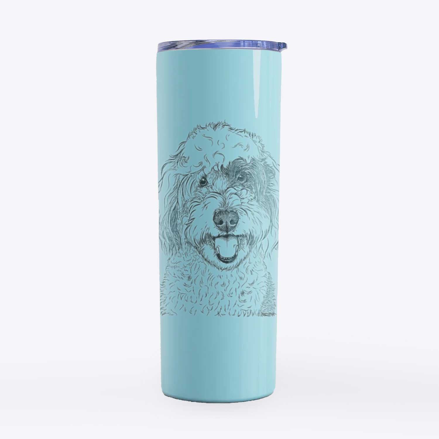 Sherlock the Sheepadoodle - 20oz Skinny Tumbler