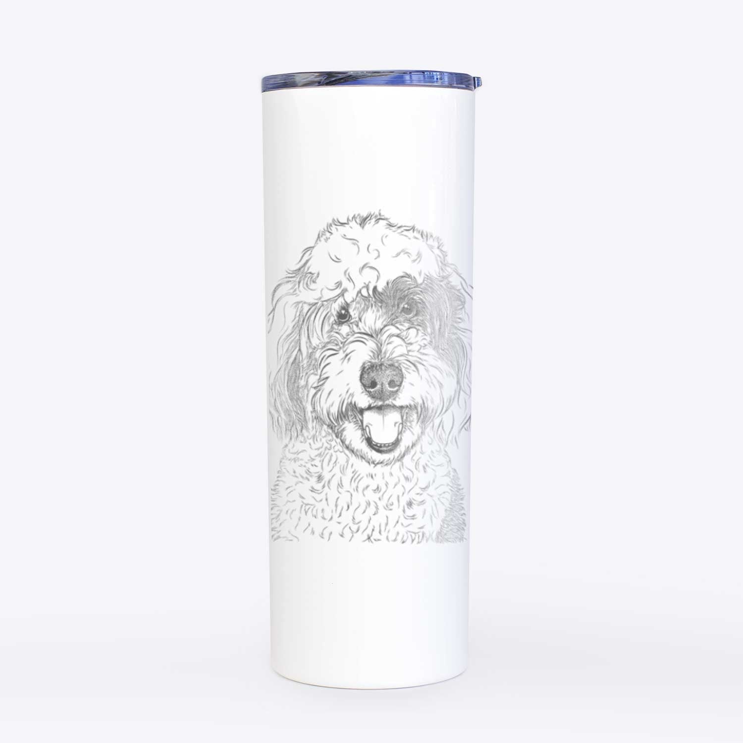 Sherlock the Sheepadoodle - 20oz Skinny Tumbler