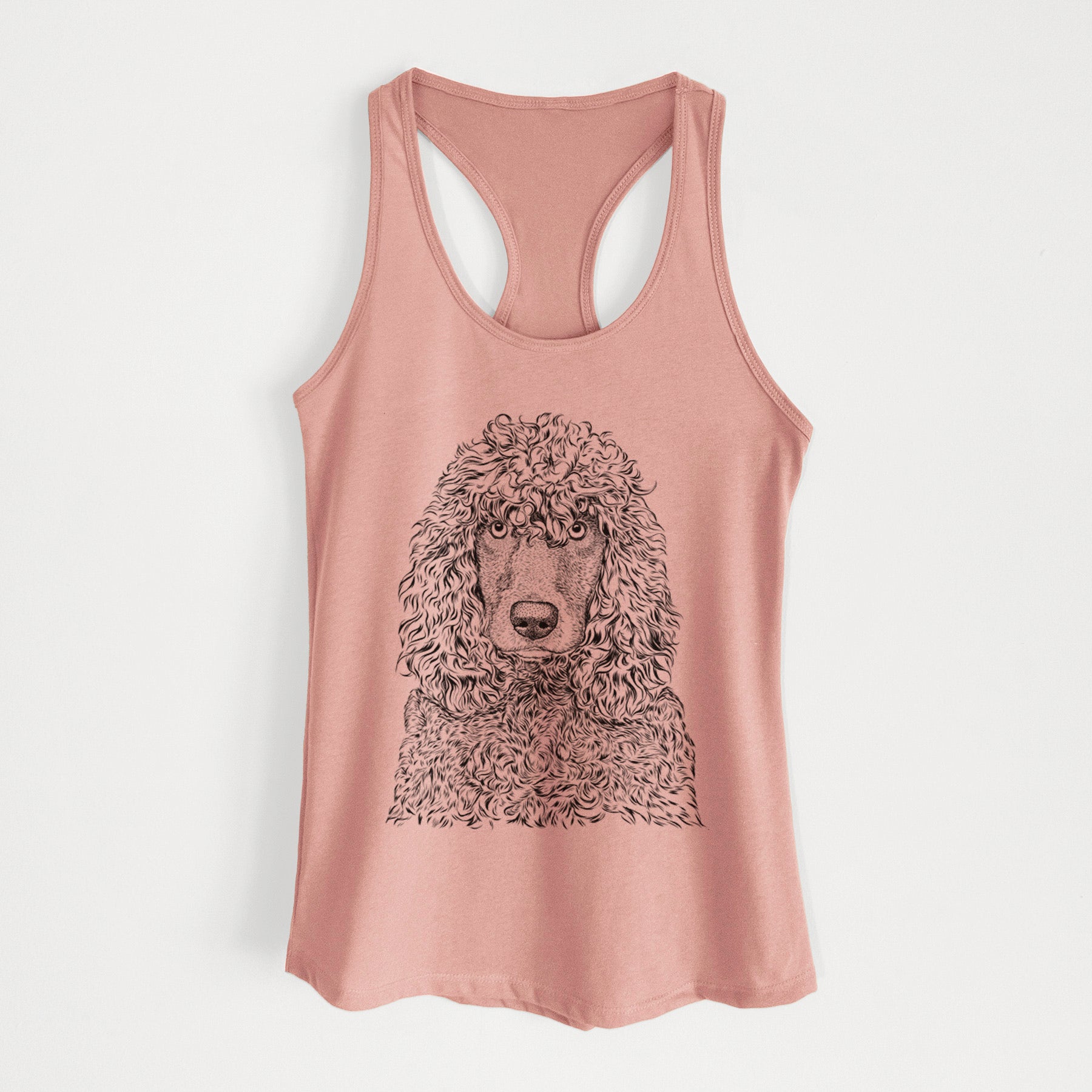 Shilo the Irish Water Spaniel - Women's Racerback Tanktop