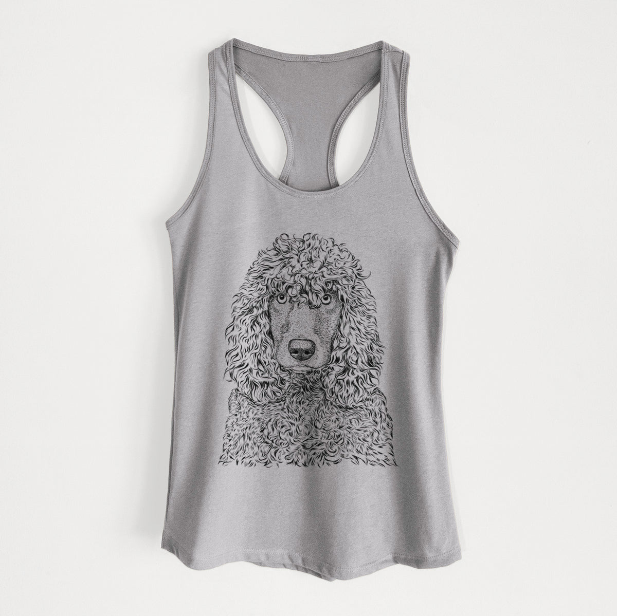 Shilo the Irish Water Spaniel - Women&#39;s Racerback Tanktop