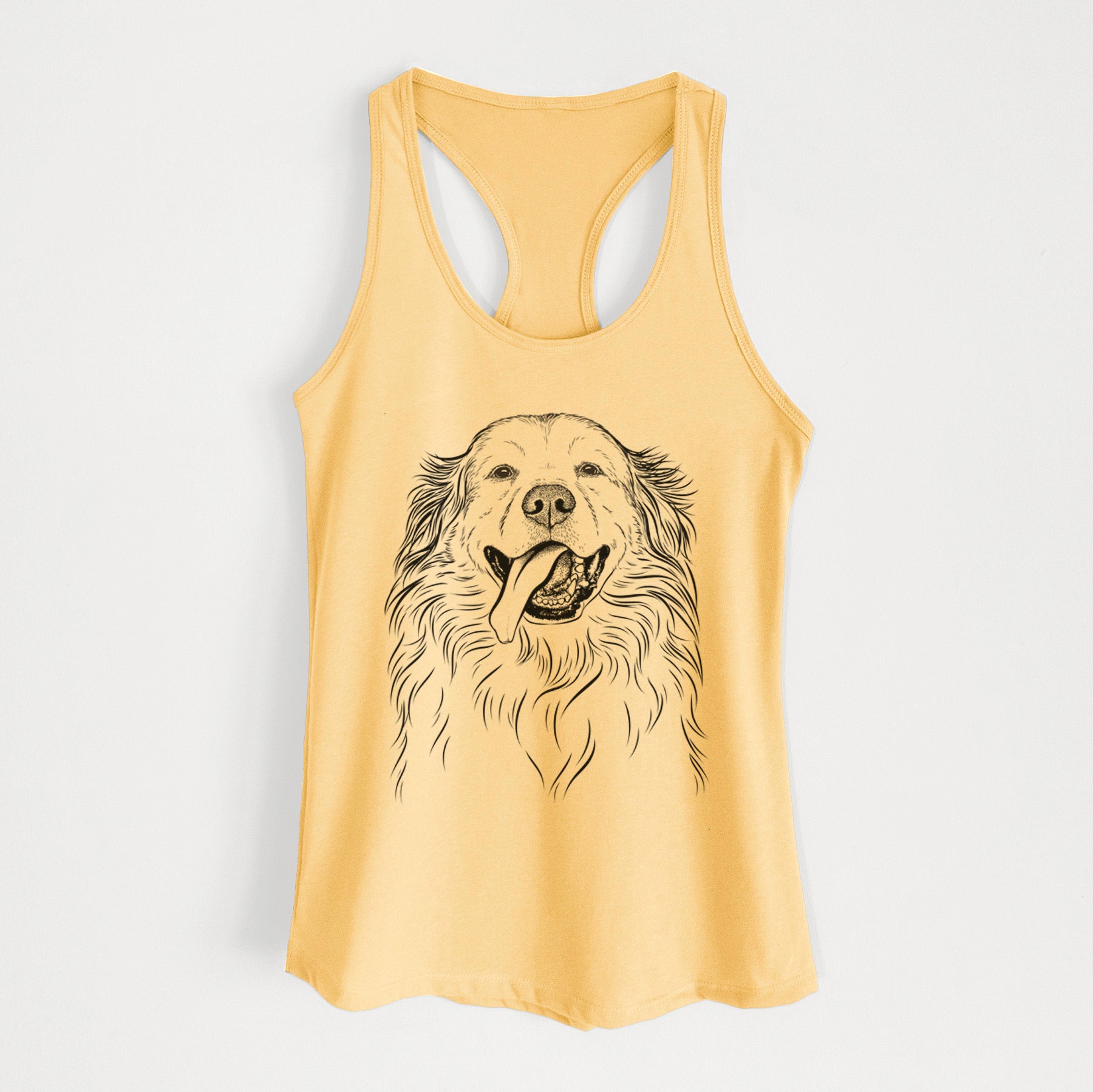 Shooter the Golden Retriever - Women's Racerback Tanktop