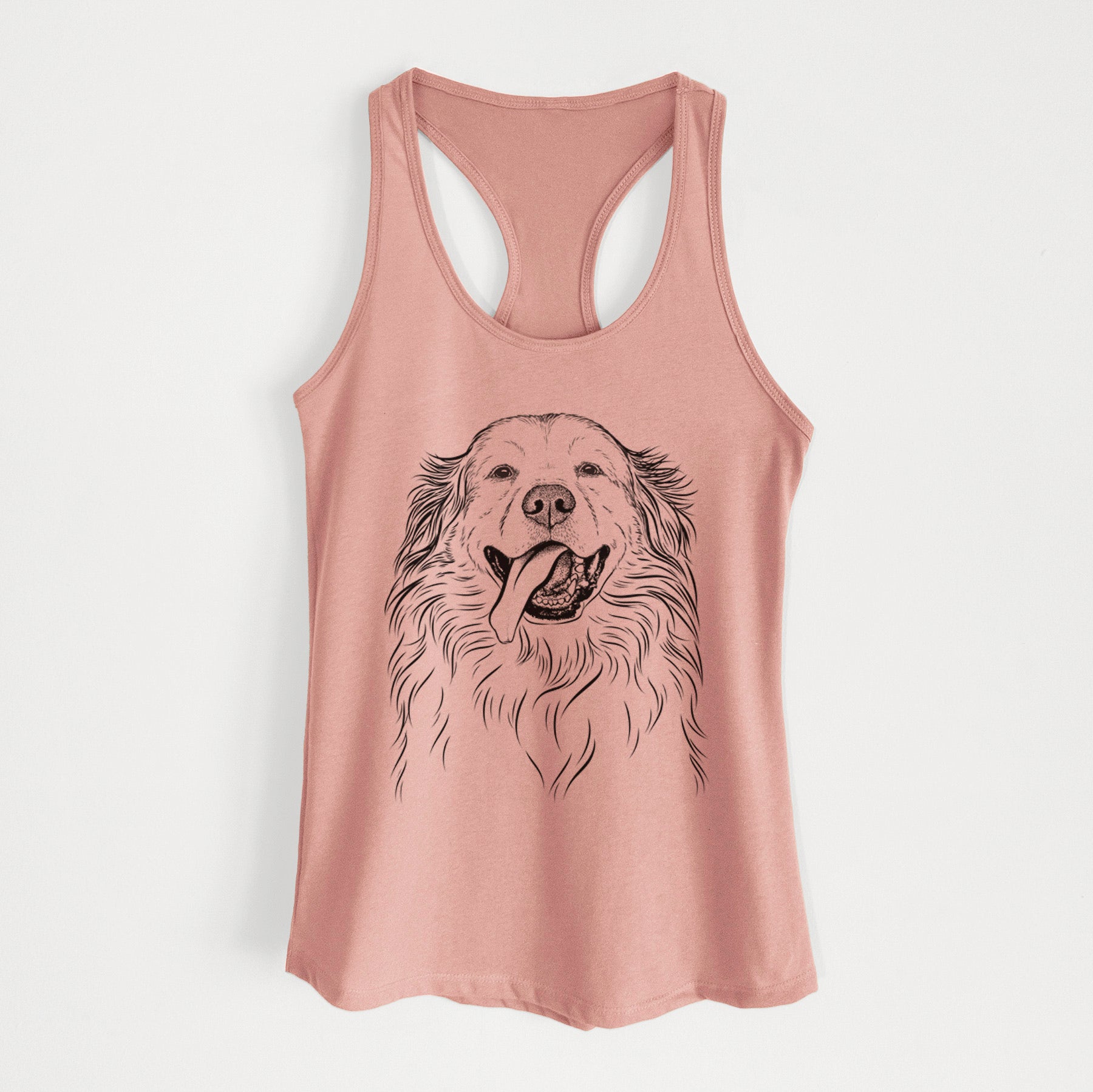 Shooter the Golden Retriever - Women's Racerback Tanktop