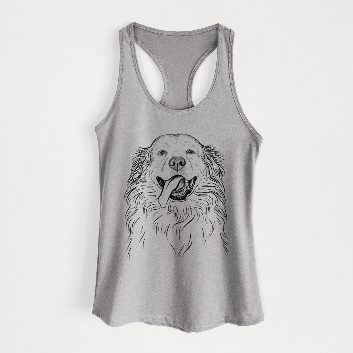 Shooter the Golden Retriever - Women&#39;s Racerback Tanktop