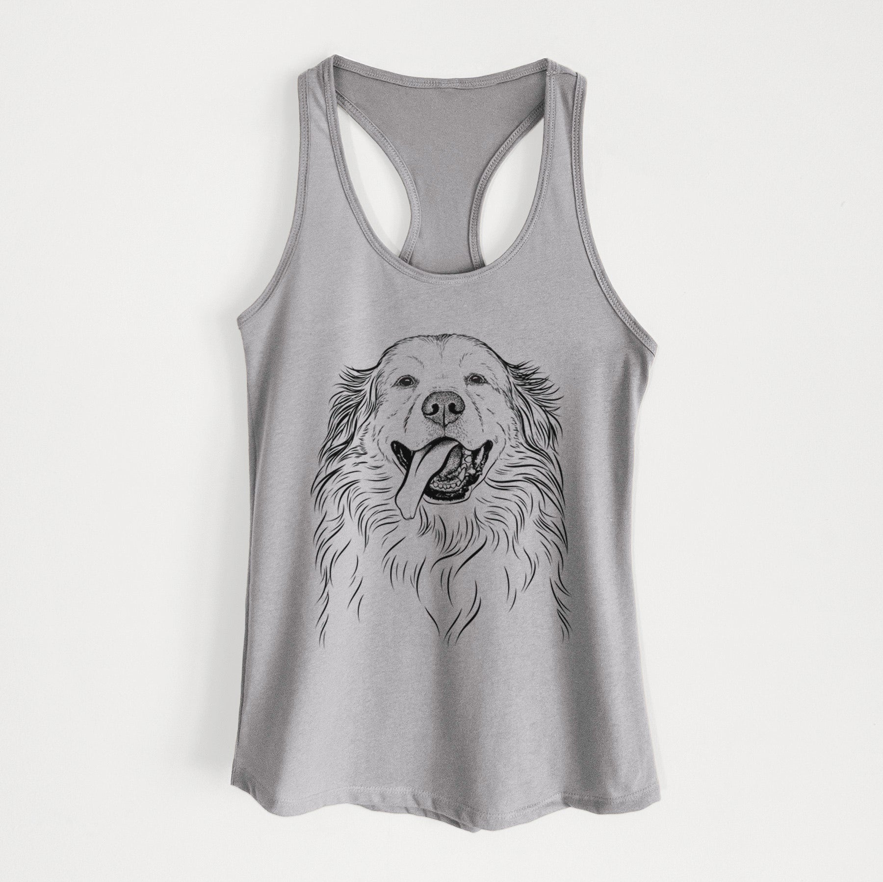 Shooter the Golden Retriever - Women's Racerback Tanktop