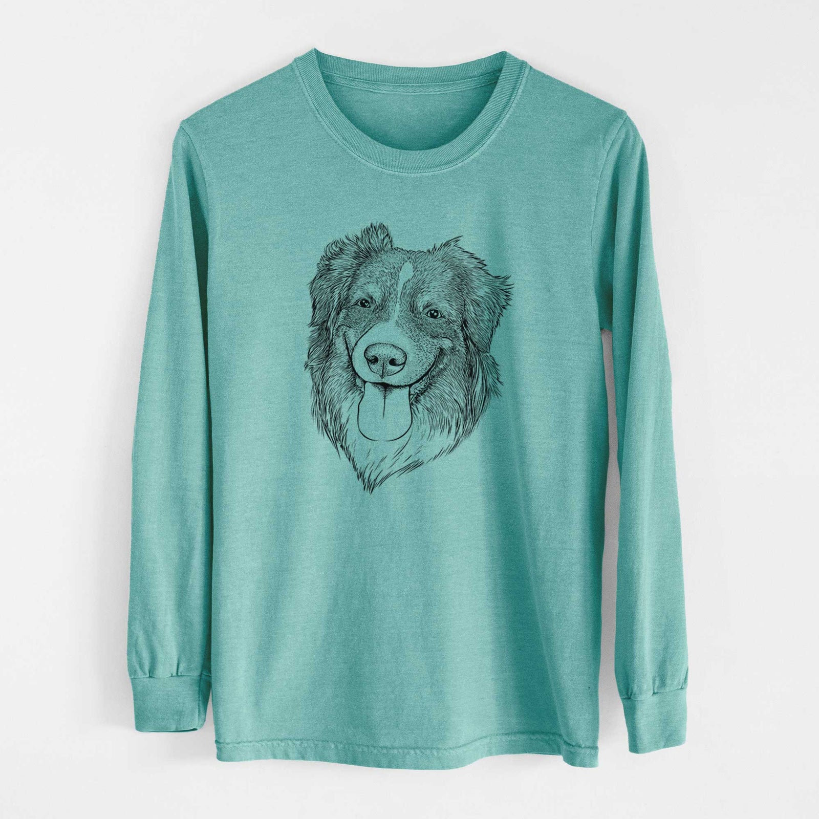 Bare Siena the Australian Shepherd - Heavyweight 100% Cotton Long Sleeve