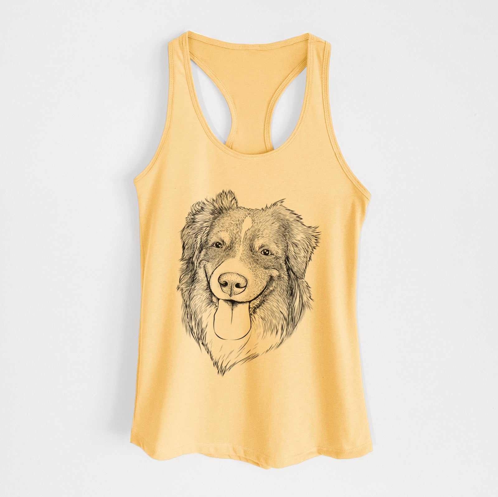 Siena the Australian Shepherd - Women's Racerback Tanktop