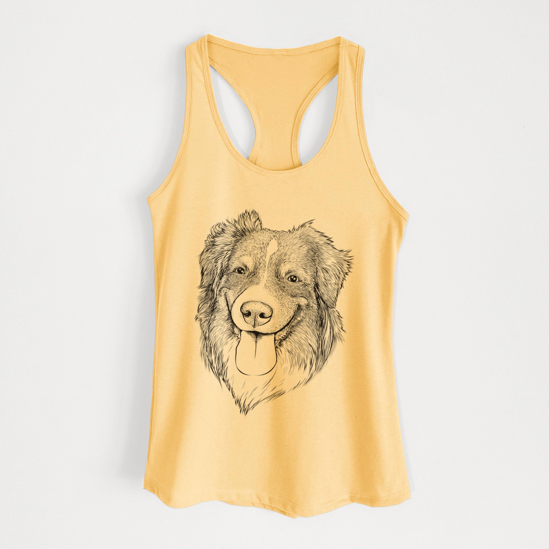 Siena the Australian Shepherd - Women's Racerback Tanktop