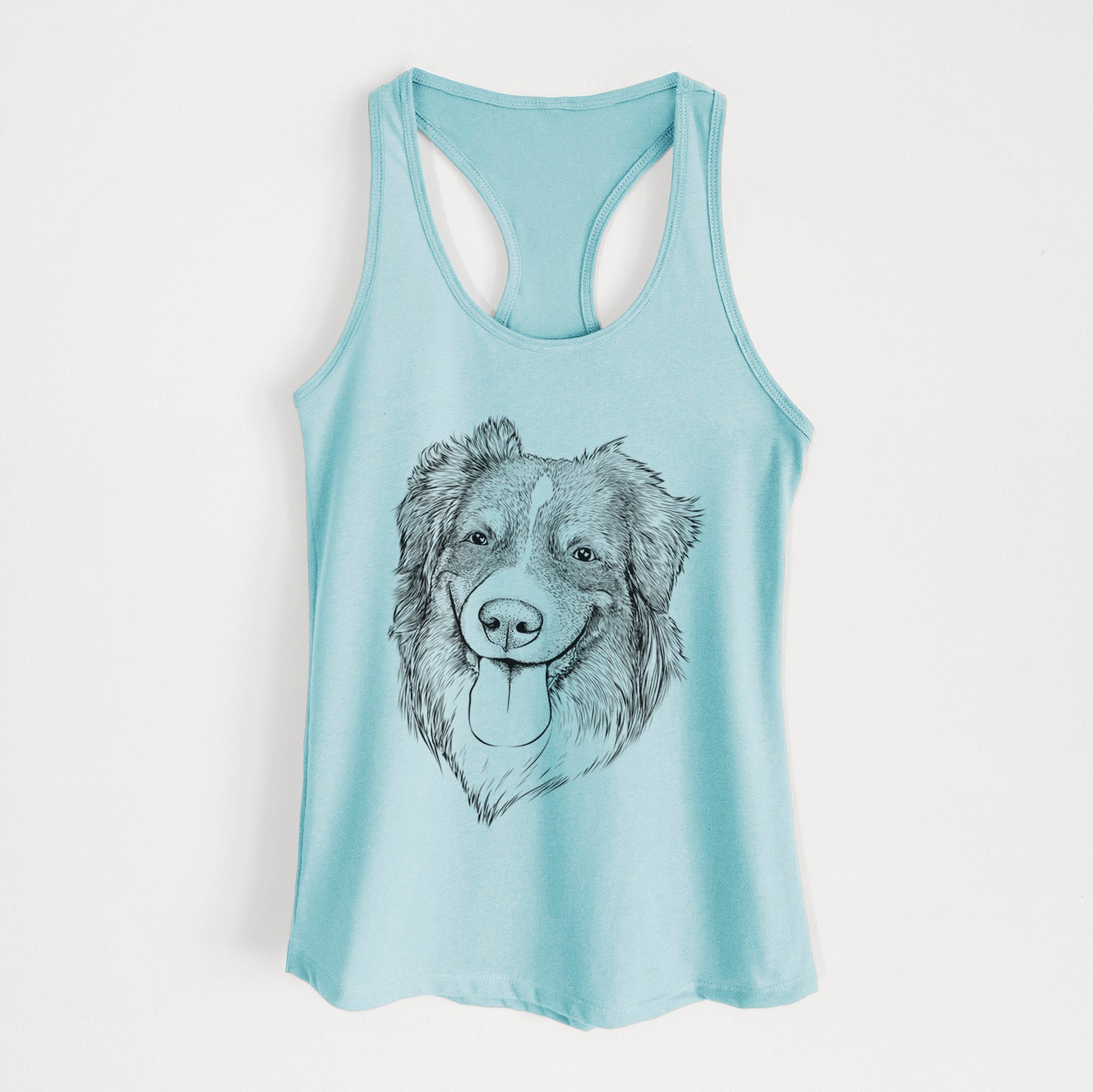 Siena the Australian Shepherd - Women's Racerback Tanktop