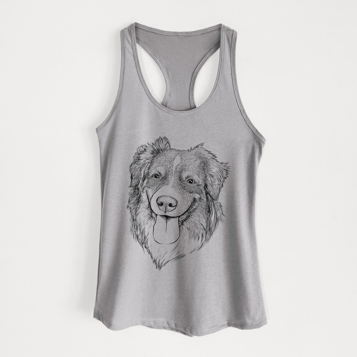 Siena the Australian Shepherd - Women&#39;s Racerback Tanktop