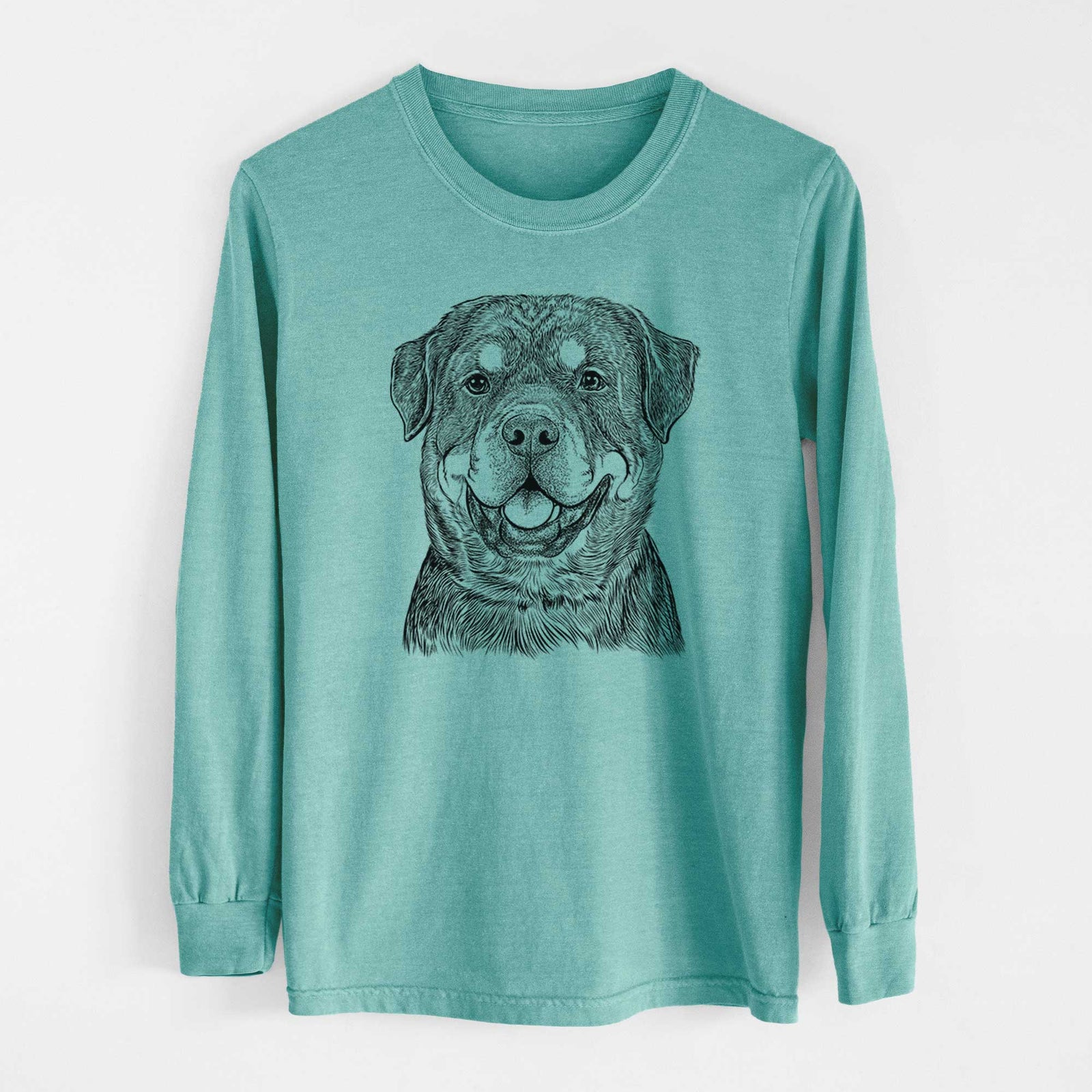Bare Sig the Rottweiler - Heavyweight 100% Cotton Long Sleeve