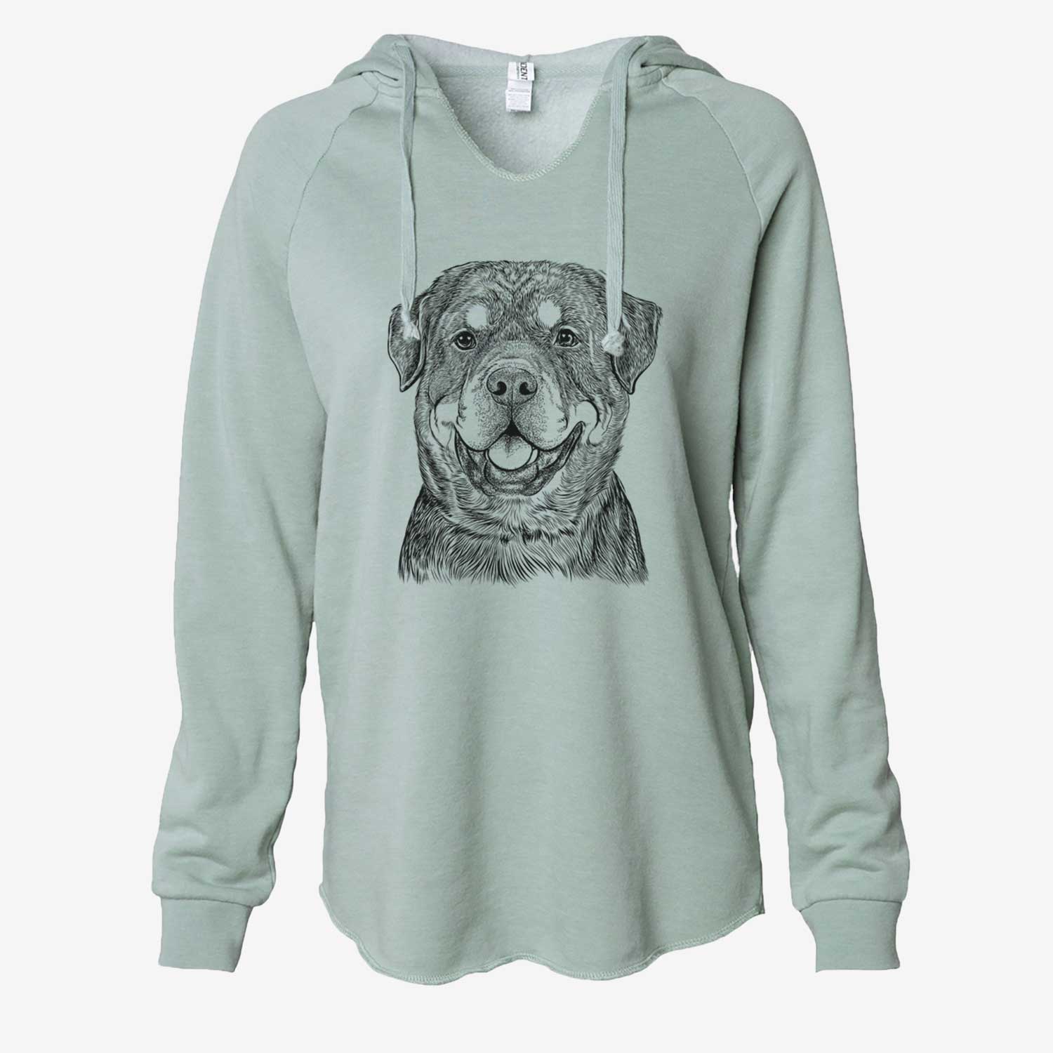 Sig the Rottweiler - Cali Wave Hooded Sweatshirt