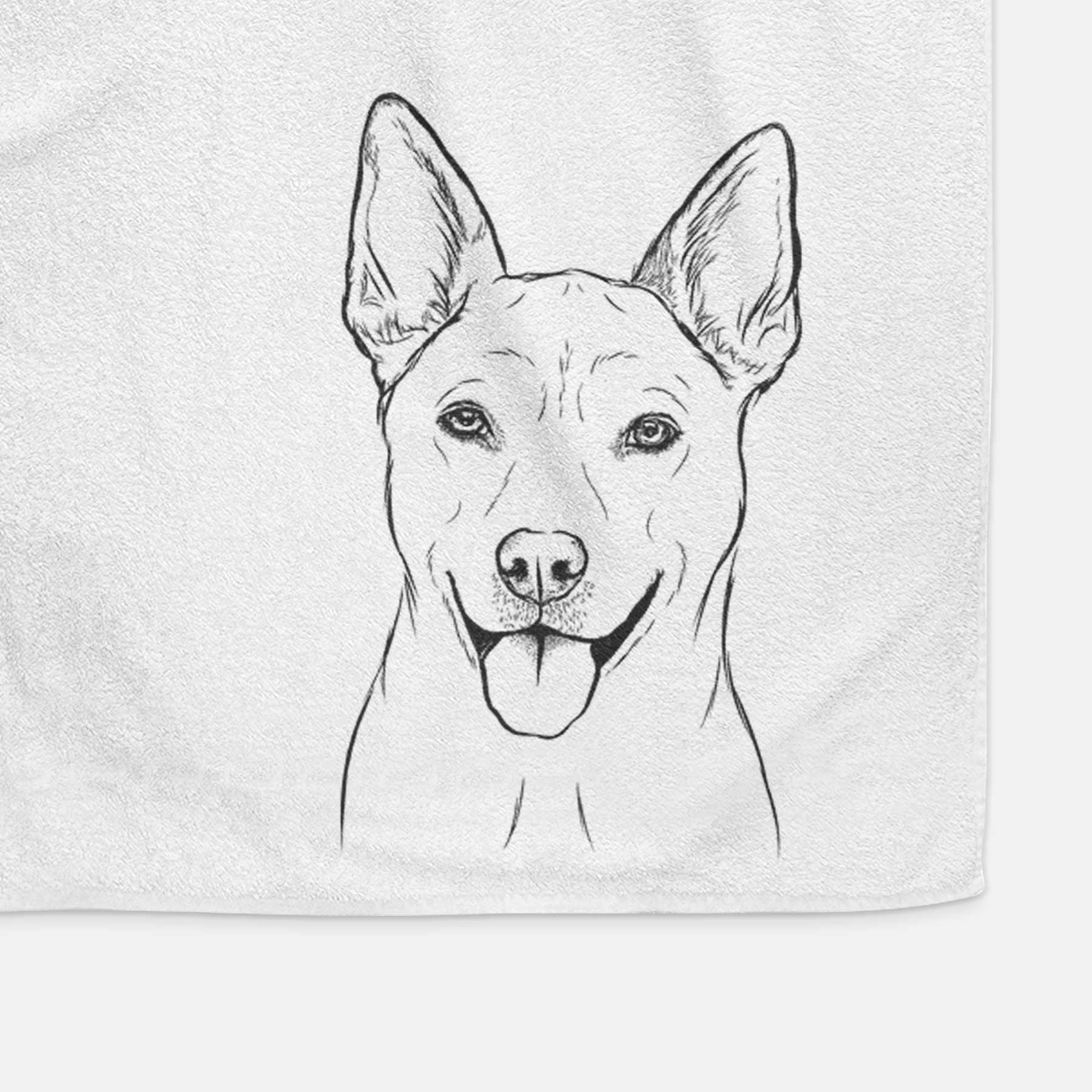 Silly Lilly the Mixed Breed Decorative Hand Towel