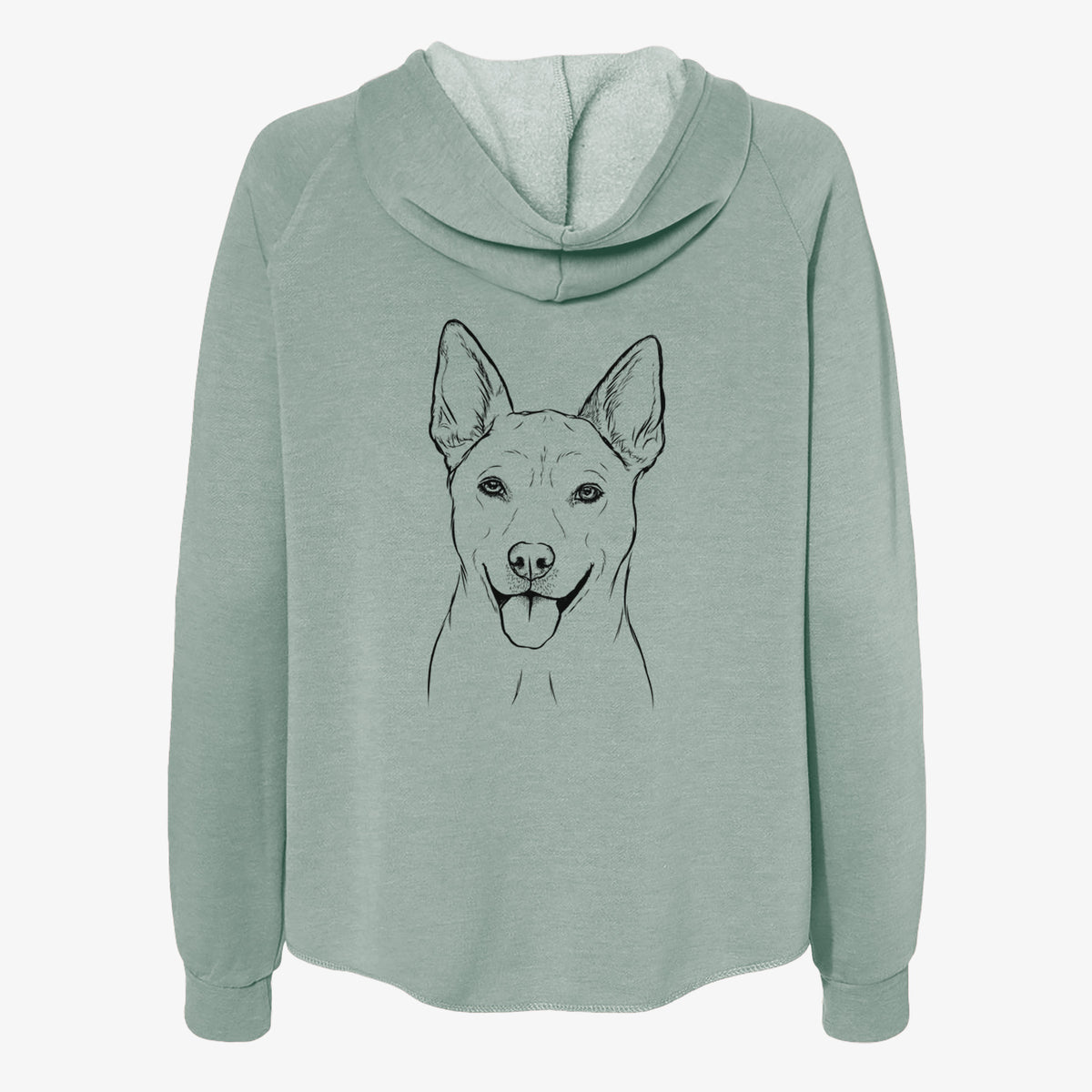 Silly Lilly the Mixed Breed - Women's Cali Wave Zip-Up Sweatshirt