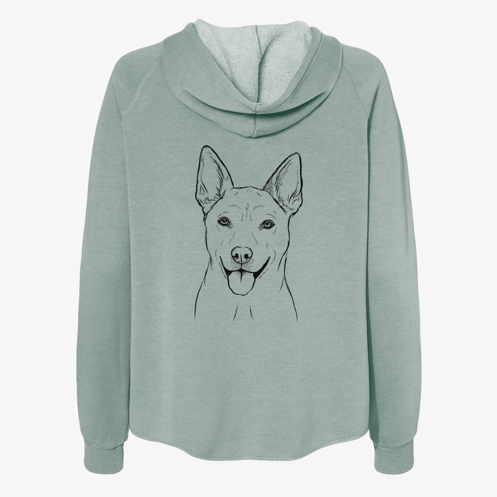 Silly Lilly the Mixed Breed - Women's Cali Wave Zip-Up Sweatshirt