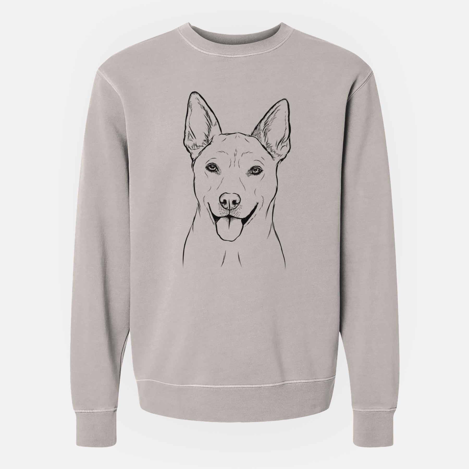 Bare Silly Lilly the Mixed Breed - Unisex Pigment Dyed Crew Sweatshirt