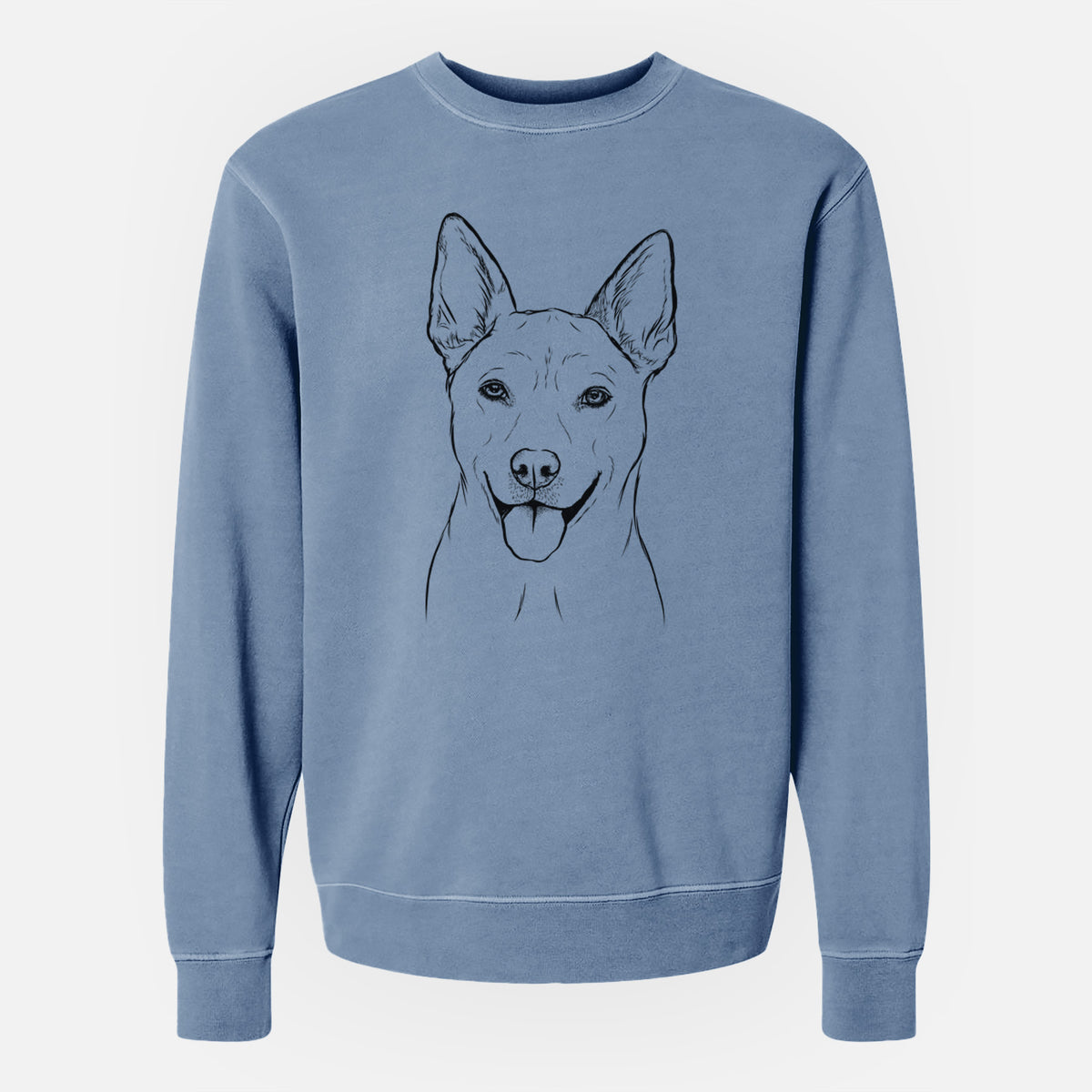 Bare Silly Lilly the Mixed Breed - Unisex Pigment Dyed Crew Sweatshirt