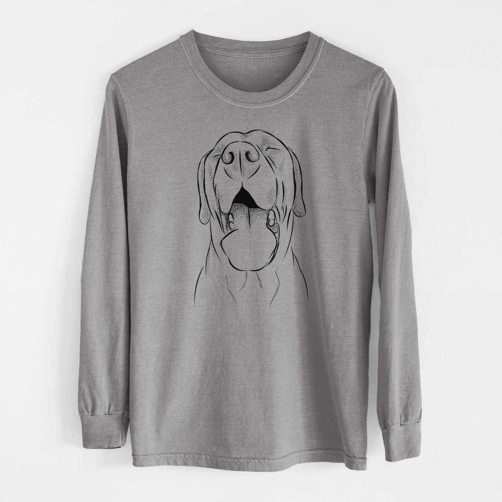 Bare Silly Lilly the Labrador Retriever - Heavyweight 100% Cotton Long Sleeve