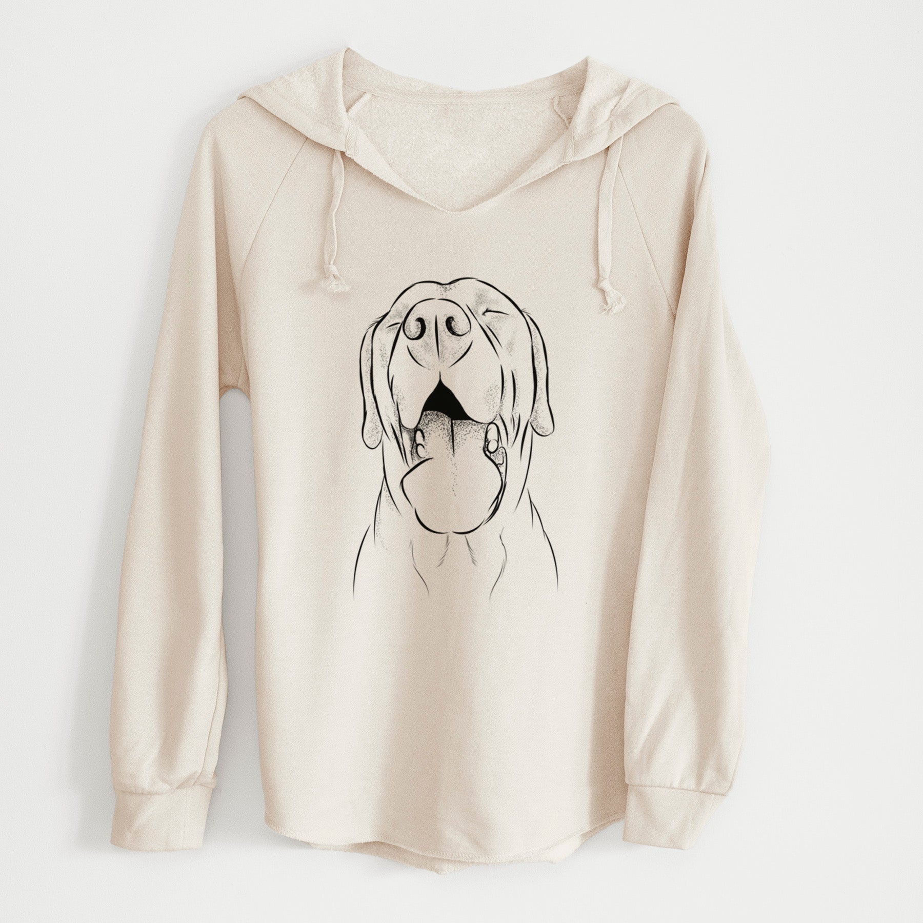 Bare Silly Lilly the Labrador Retriever - Cali Wave Hooded Sweatshirt