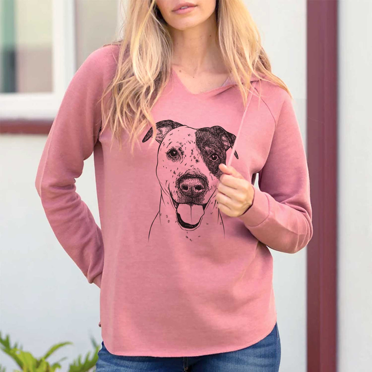 Simon the Mixed Breed - Cali Wave Hooded Sweatshirt