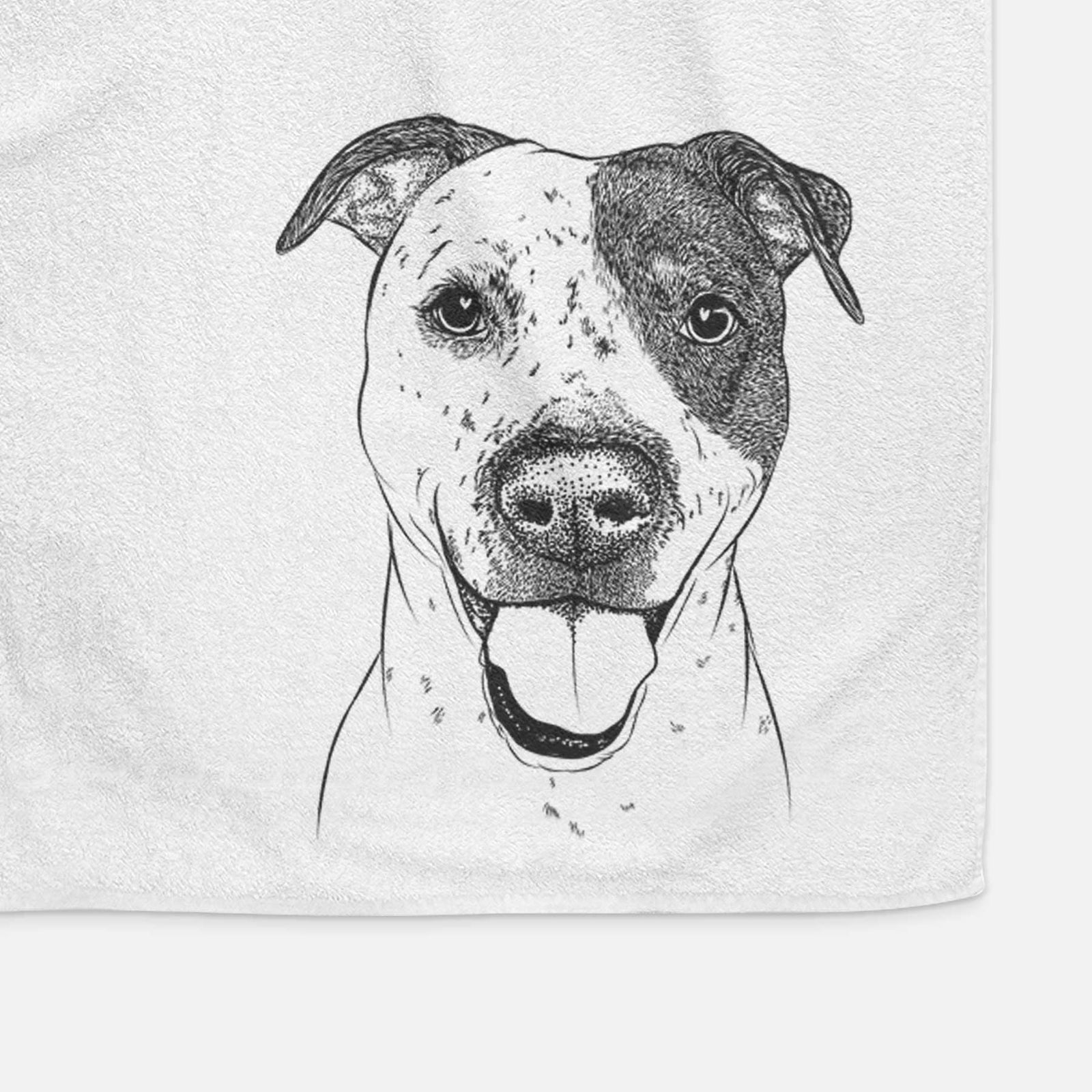Simon the Mixed Breed Decorative Hand Towel