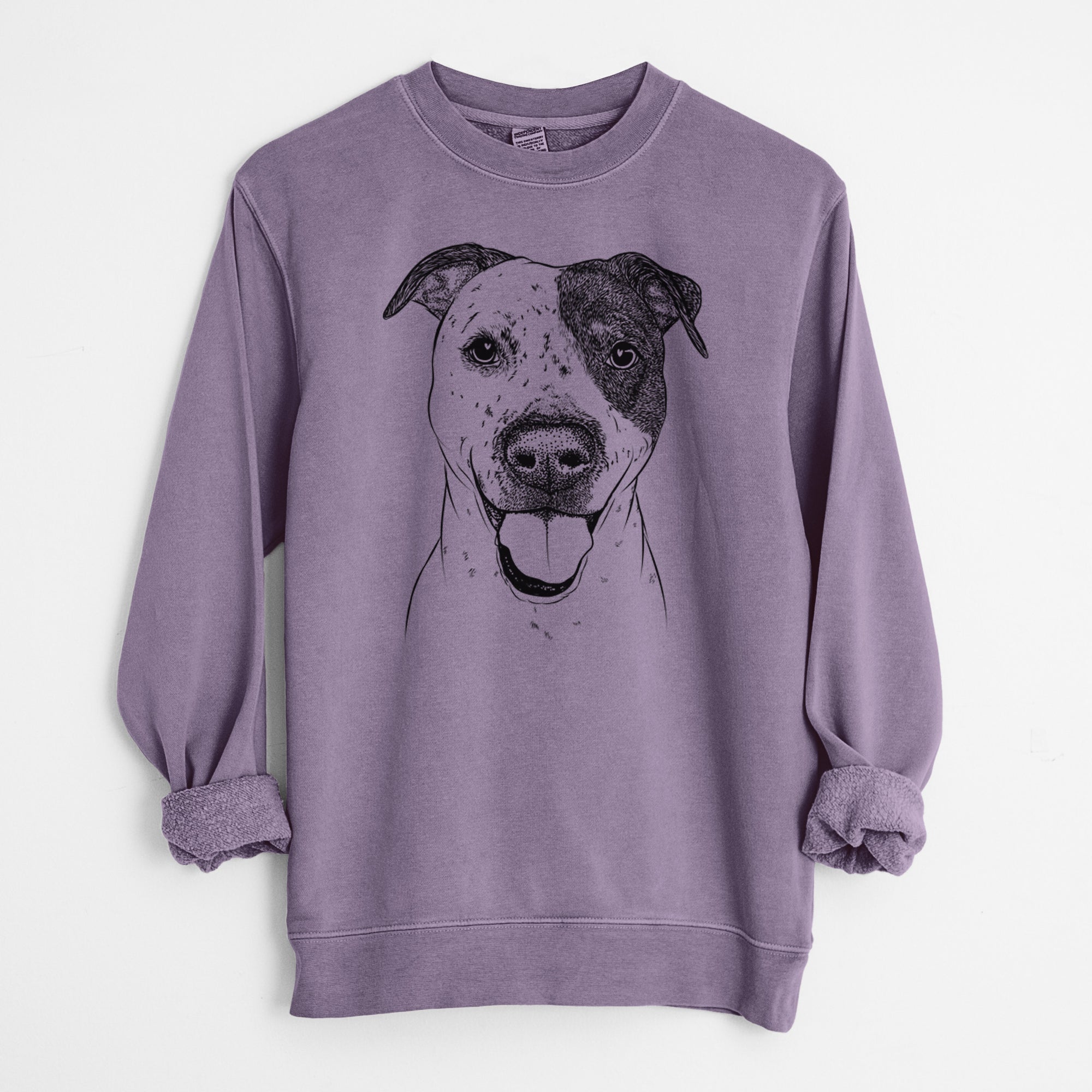 Bare Simon the Mixed Breed - Unisex Pigment Dyed Crew Sweatshirt