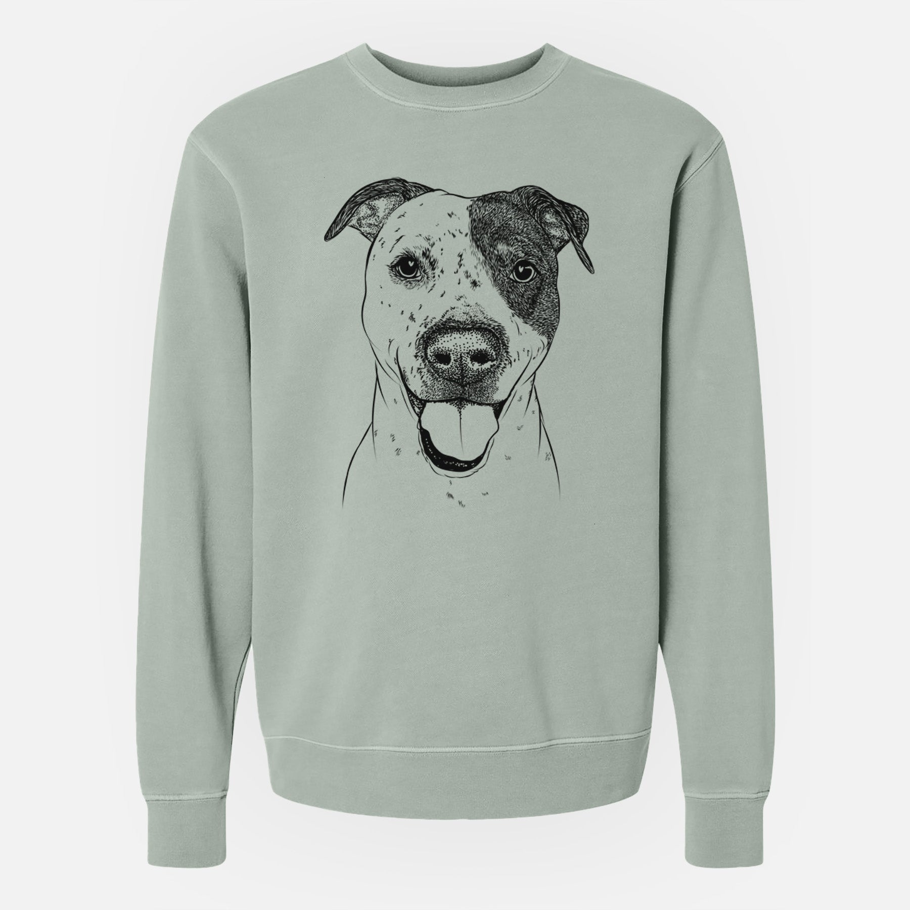 Bare Simon the Mixed Breed - Unisex Pigment Dyed Crew Sweatshirt