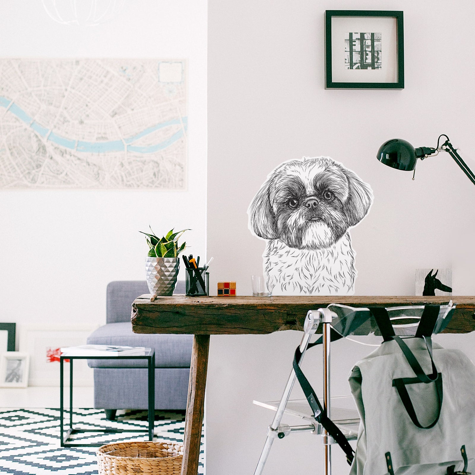 Simon the Shih Tzu - Wall Decal