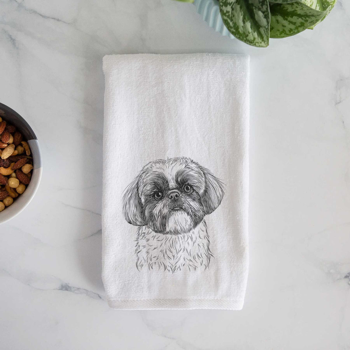 Simon the Shih Tzu Decorative Hand Towel