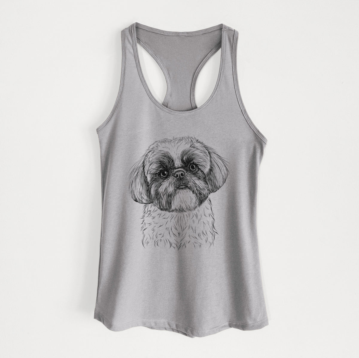 Simon the Shih Tzu - Women&#39;s Racerback Tanktop