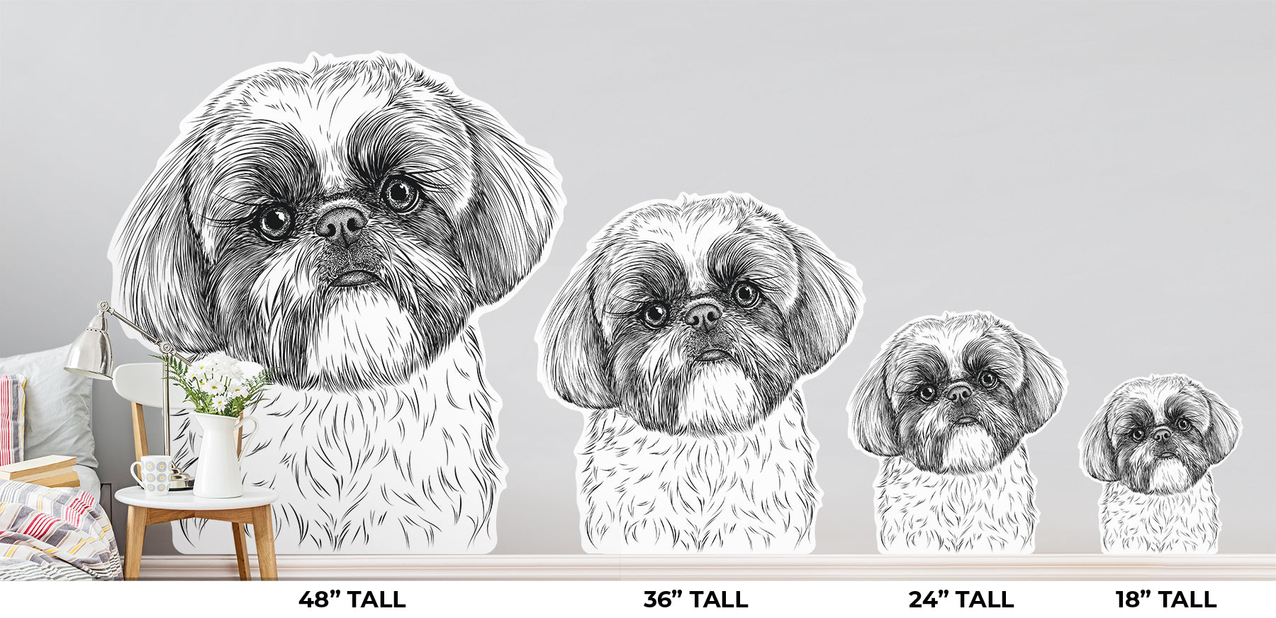 Simon the Shih Tzu - Wall Decal