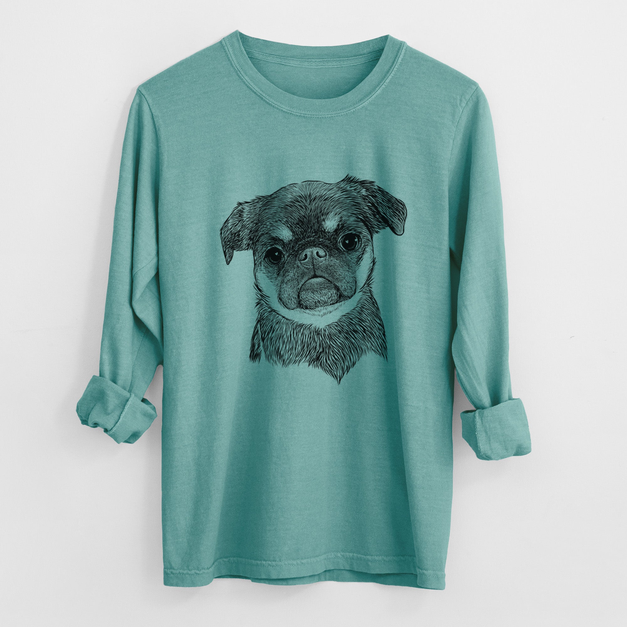 Bare Simone the Brussels Griffon - Heavyweight 100% Cotton Long Sleeve