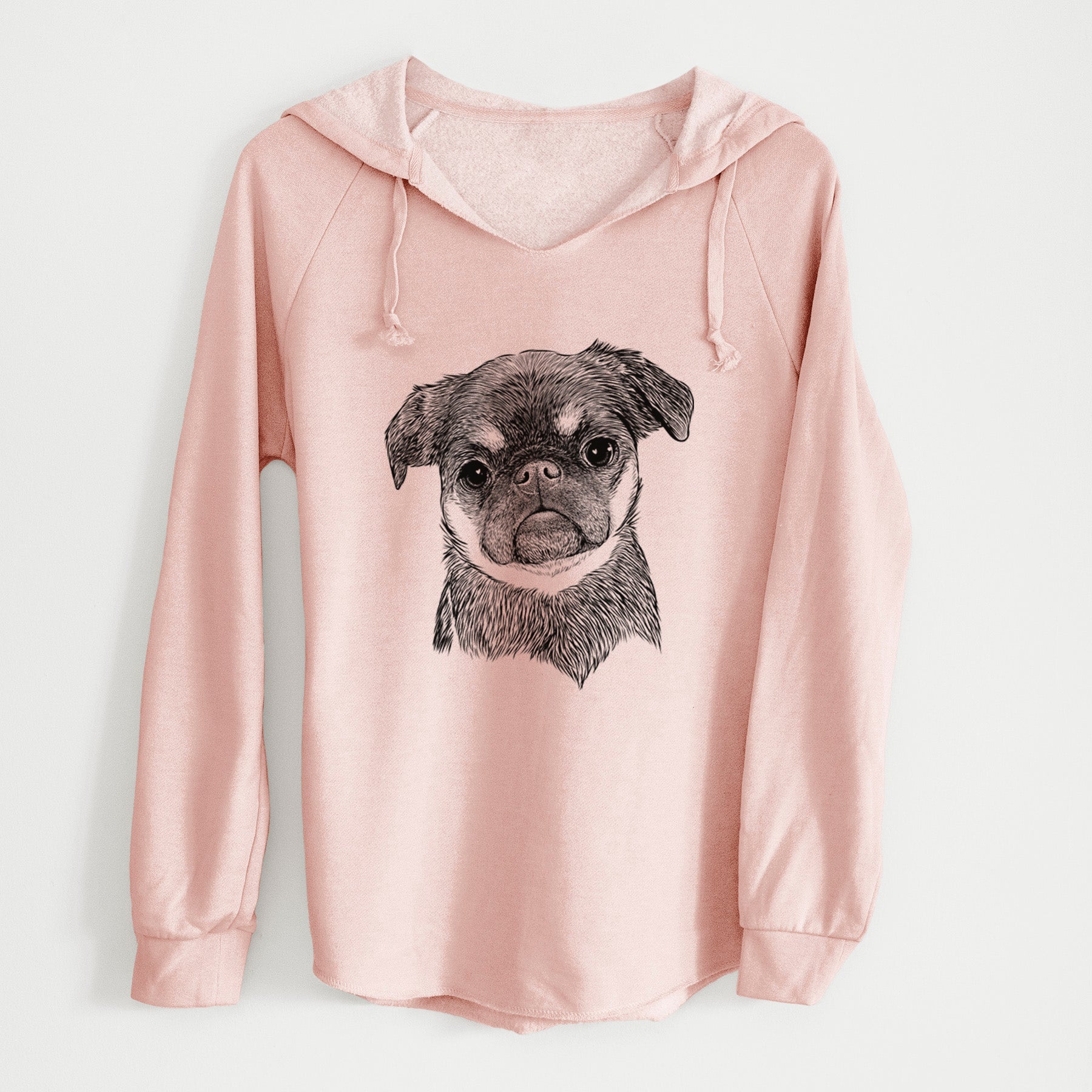 Bare Simone the Brussels Griffon - Cali Wave Hooded Sweatshirt