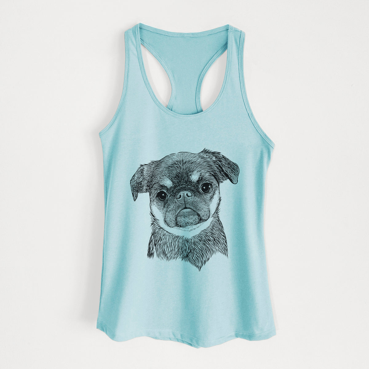 Simone the Brussels Griffon - Women's Racerback Tanktop