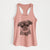 Simone the Brussels Griffon - Women's Racerback Tanktop