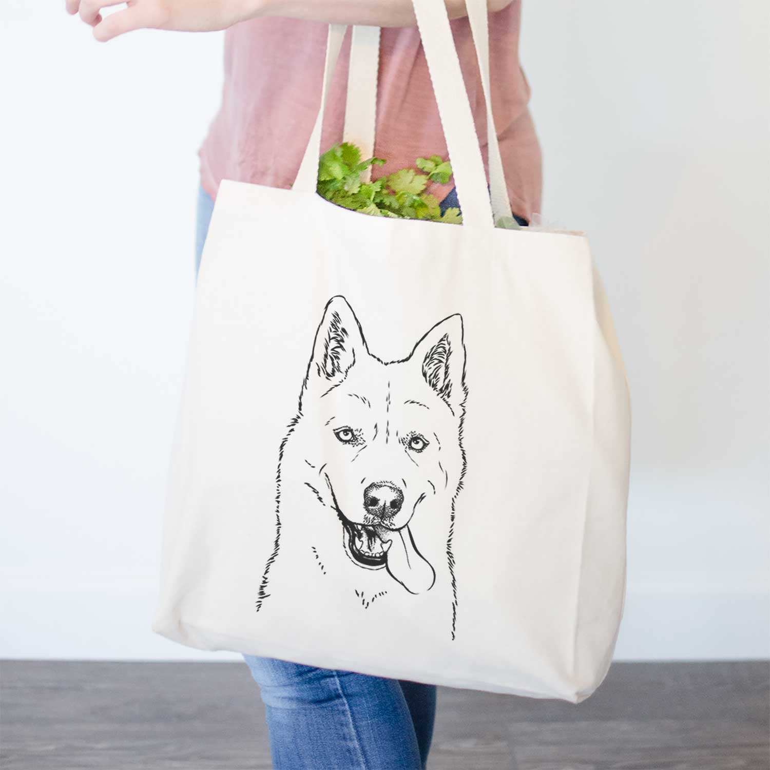 Sinatra the Siberian Husky - Tote Bag