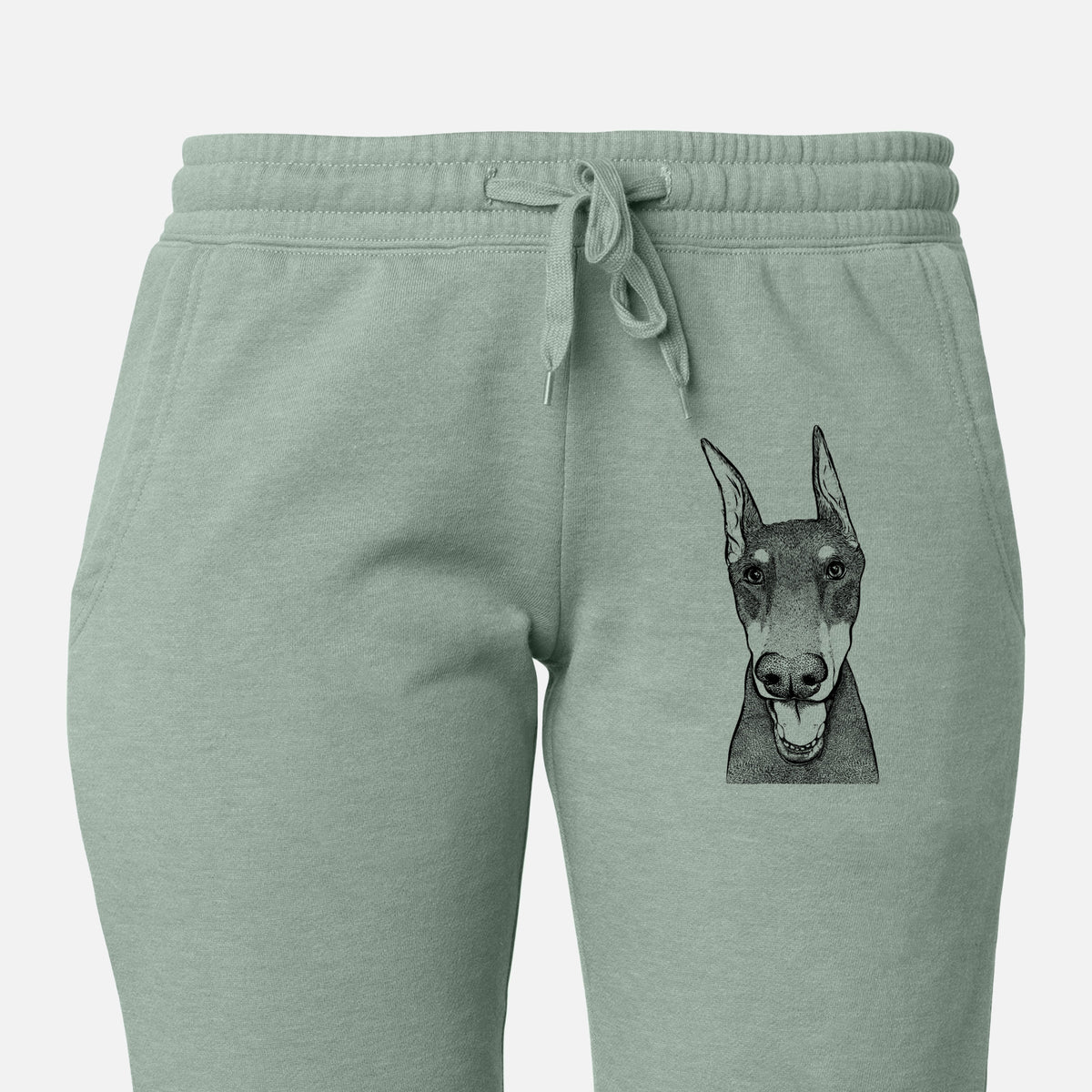 Sir Duke the Doberman Pinscher - Women&#39;s Cali Wave Joggers