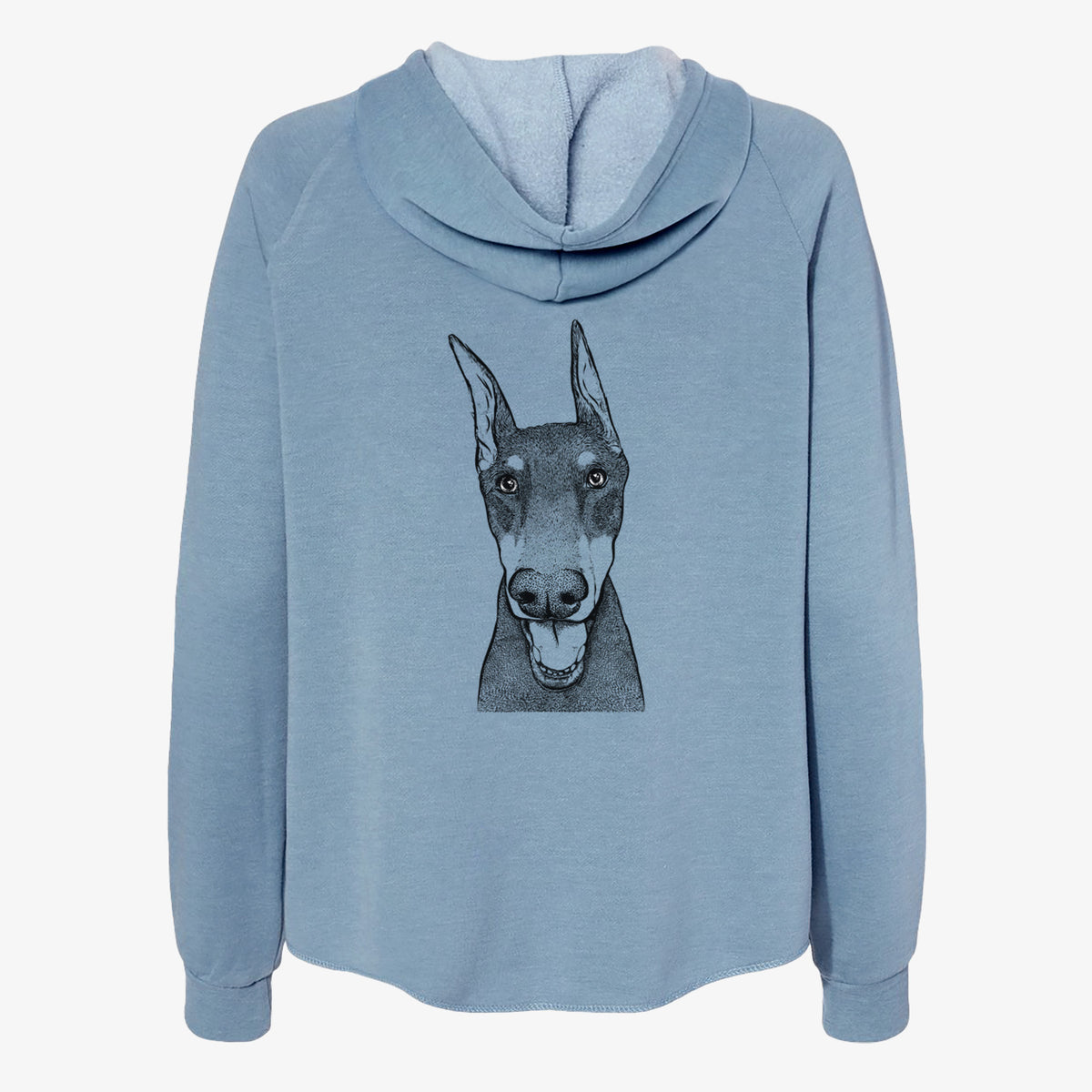 Sir Duke the Doberman Pinscher - Women's Cali Wave Zip-Up Sweatshirt