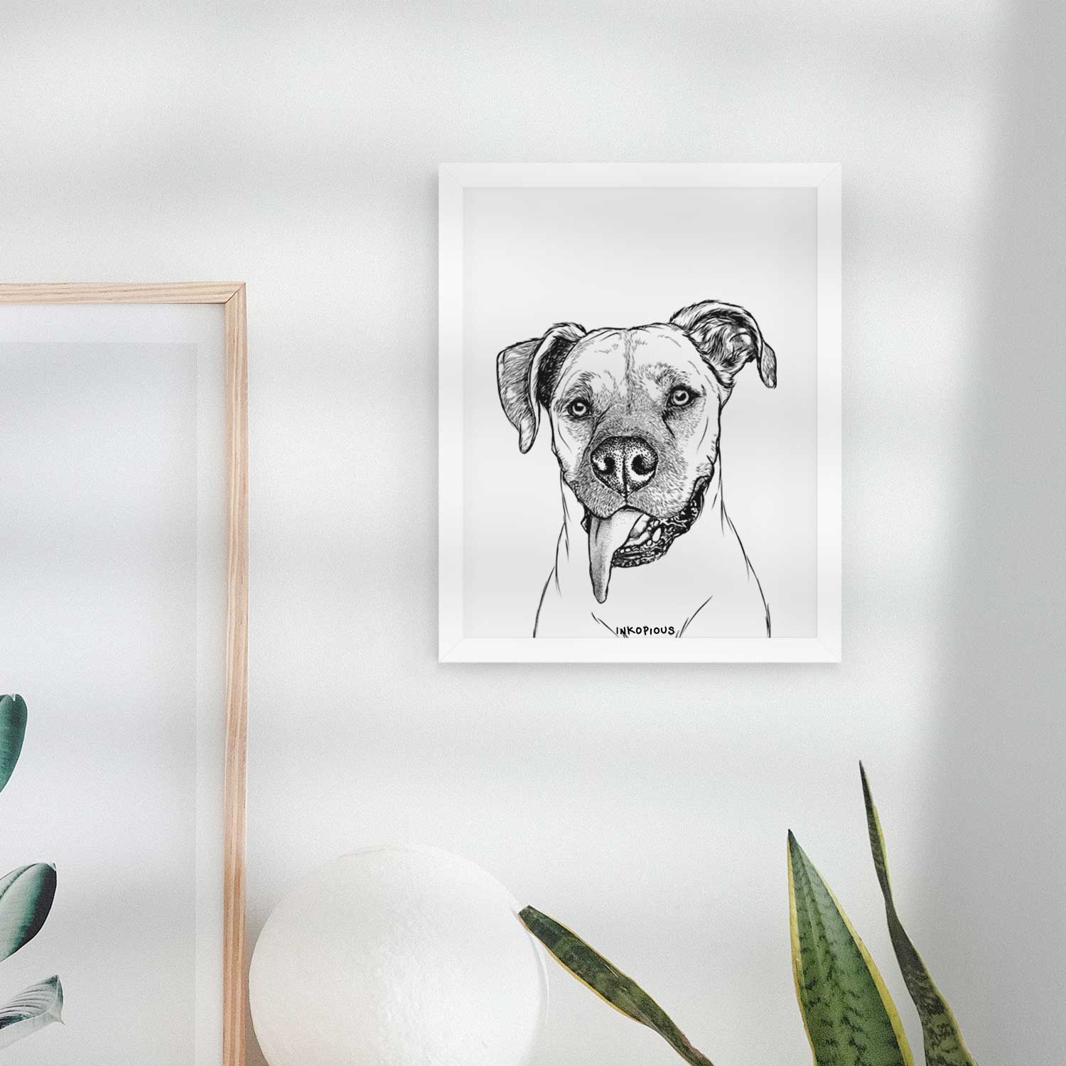 Sir Jake the Boxer Art Print