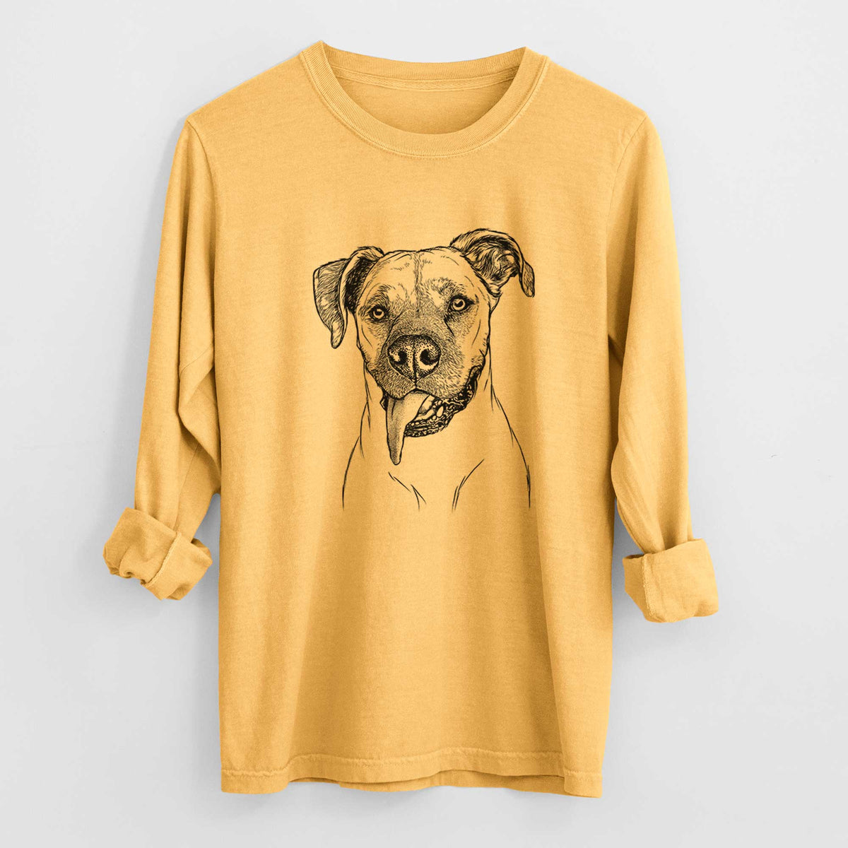 Bare Sir Jake the Boxer - Heavyweight 100% Cotton Long Sleeve