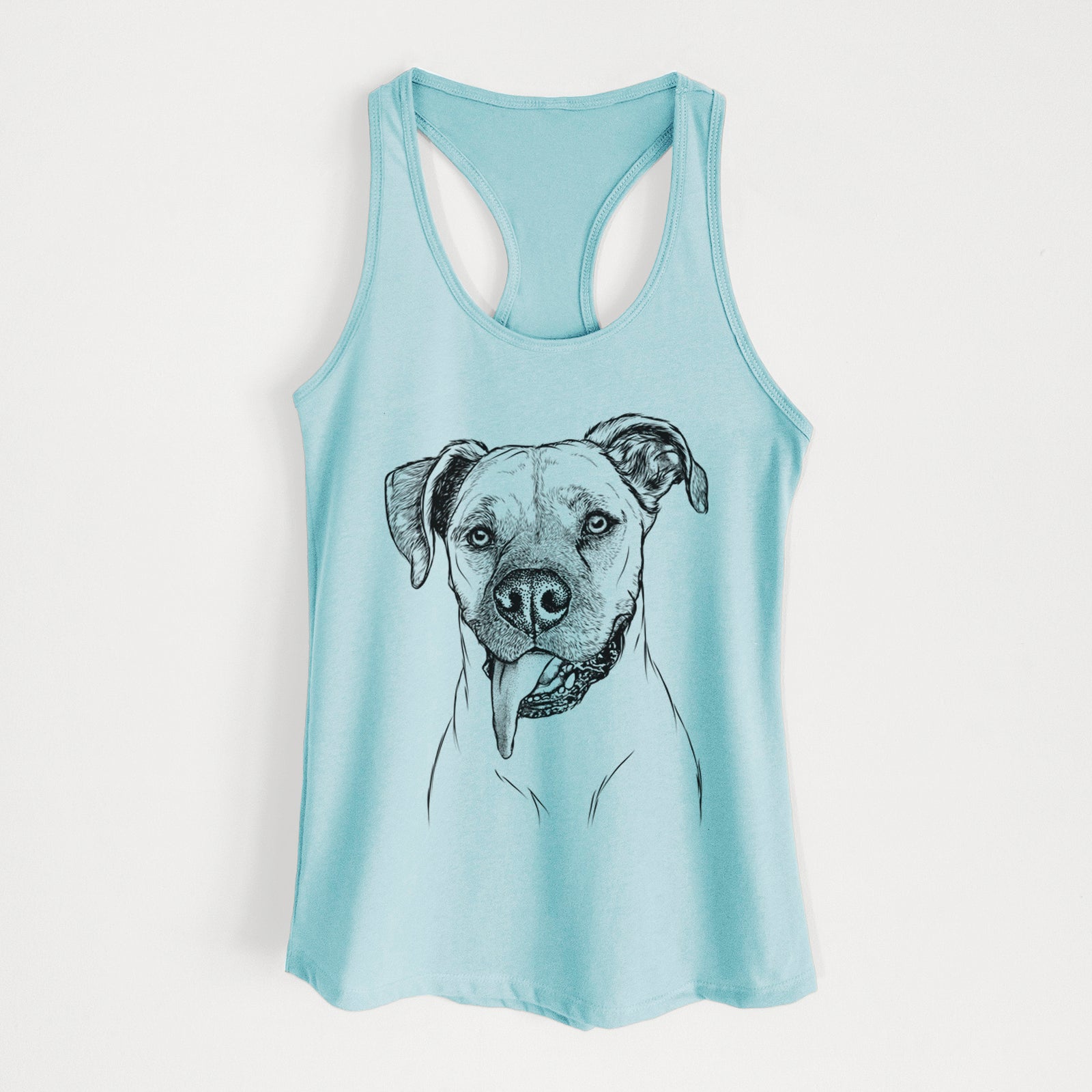 Sir Jake the Boxer - Women's Racerback Tanktop