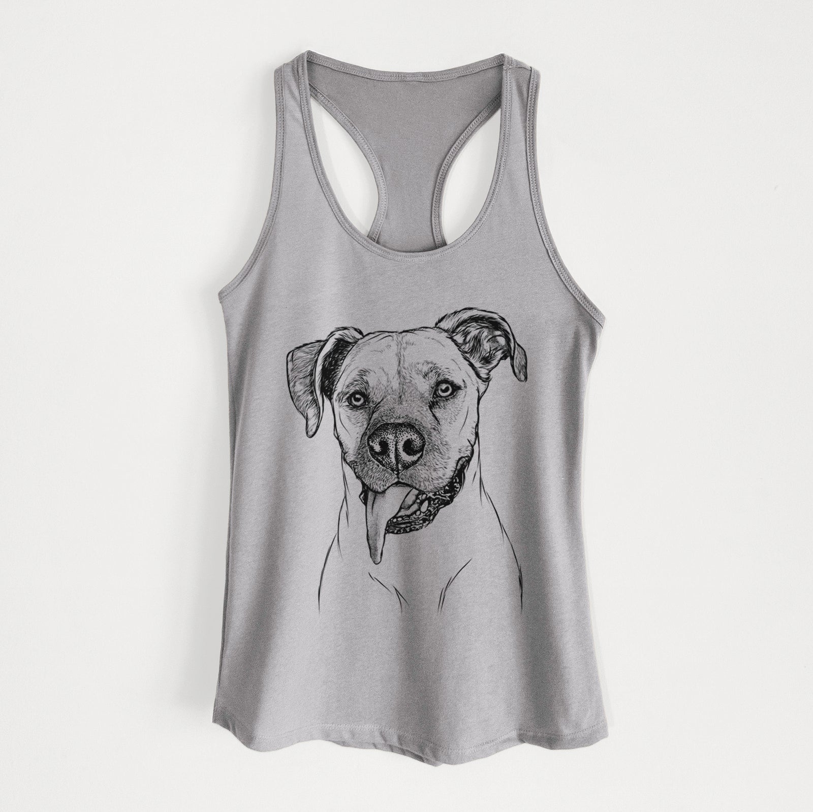 Sir Jake the Boxer - Women's Racerback Tanktop