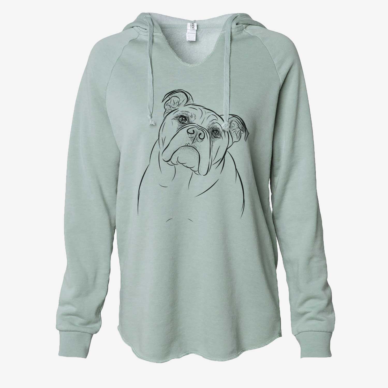 Sir Louis the English Bulldog - Cali Wave Hooded Sweatshirt