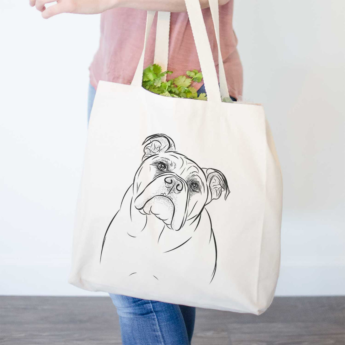 Sir Louis the English Bulldog - Tote Bag