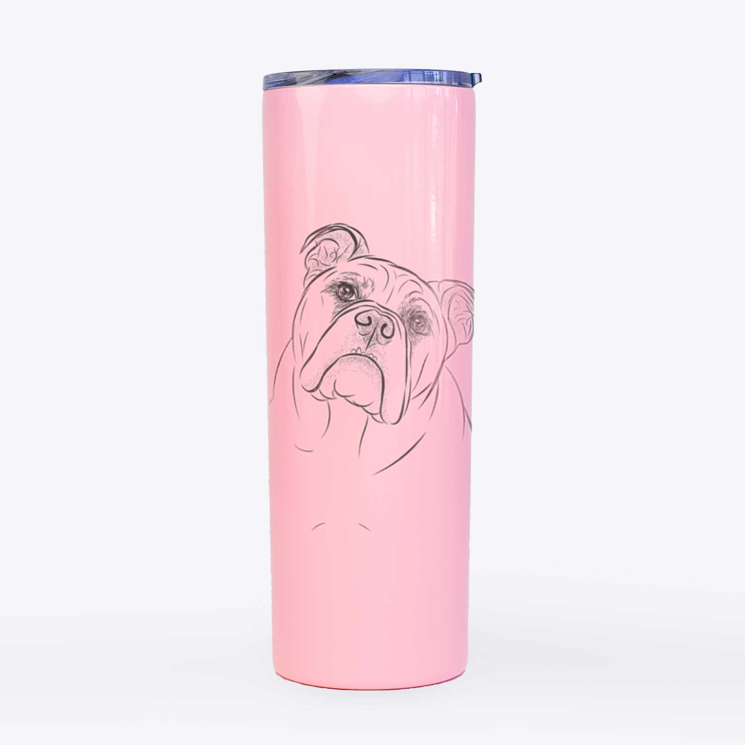 Sir Louis the English Bulldog - 20oz Skinny Tumbler