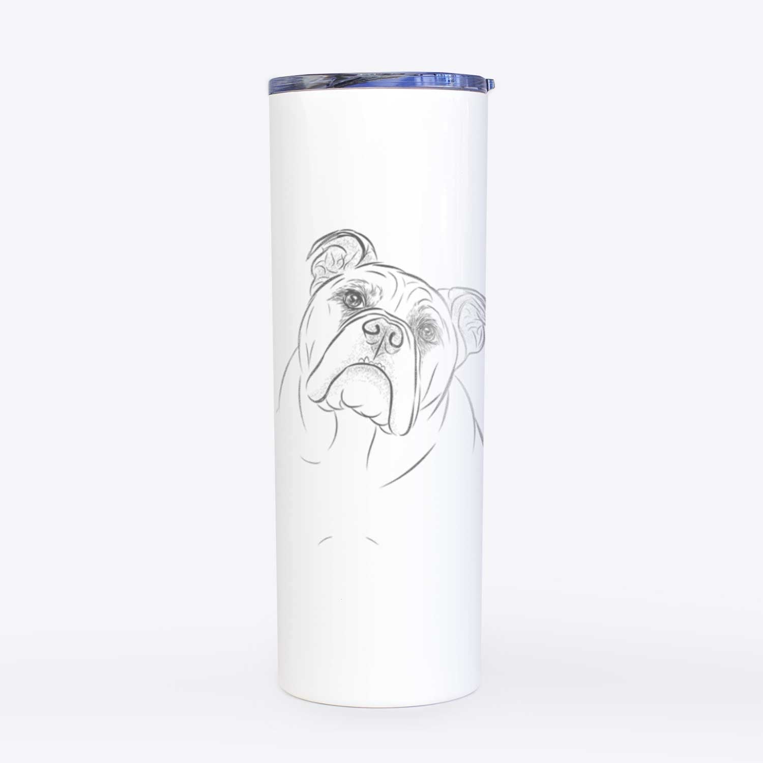 Sir Louis the English Bulldog - 20oz Skinny Tumbler