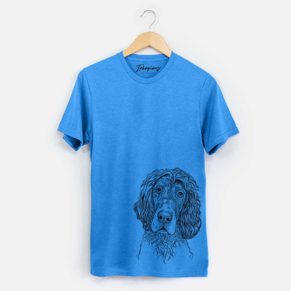 Bare Sir Rexford the Blue Belton English Setter - Unisex Crewneck