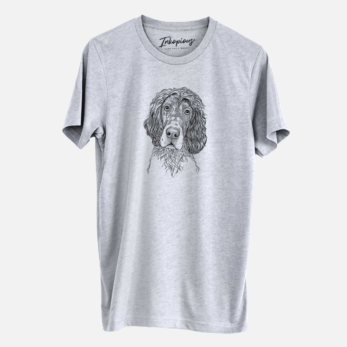 Bare Sir Rexford the Blue Belton English Setter - Unisex Crewneck