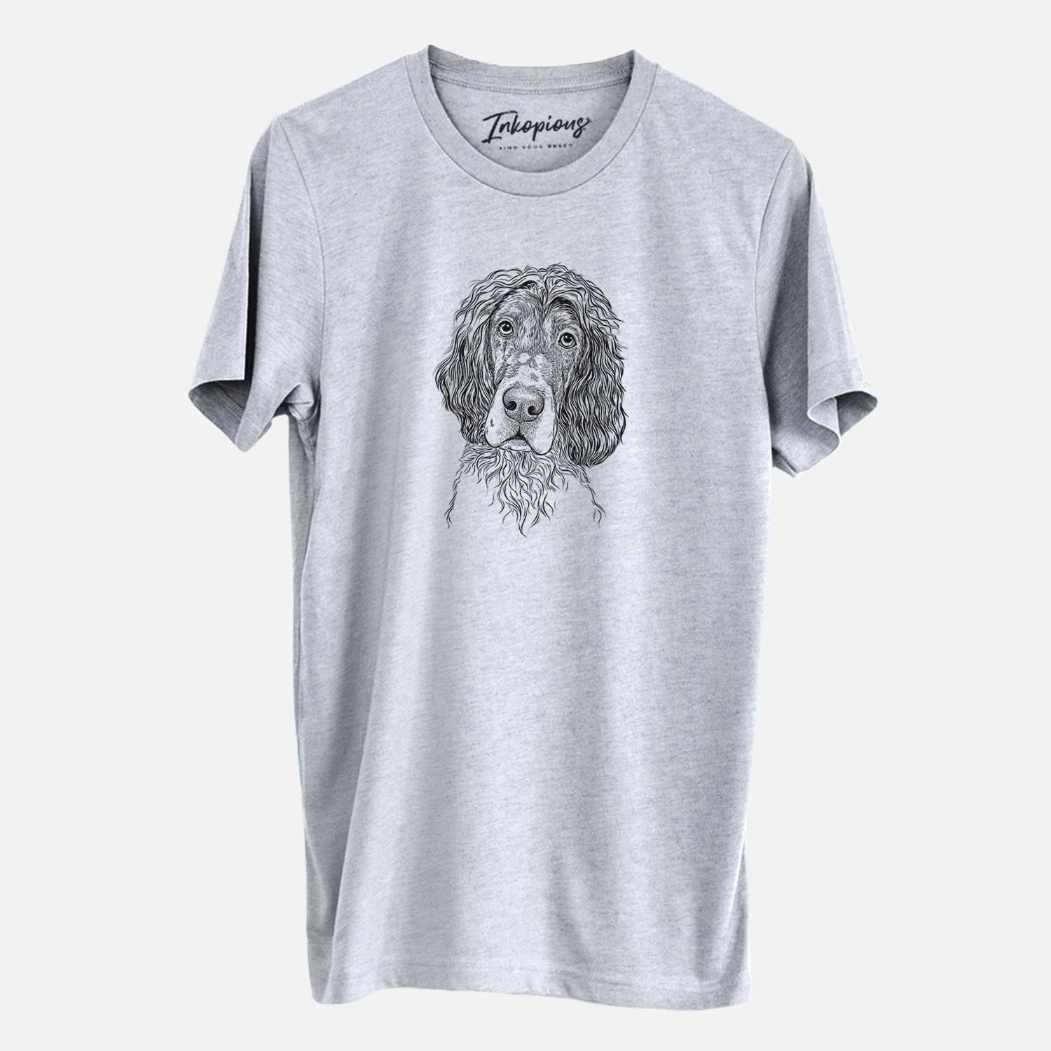 Bare Sir Rexford the Blue Belton English Setter - Unisex Crewneck